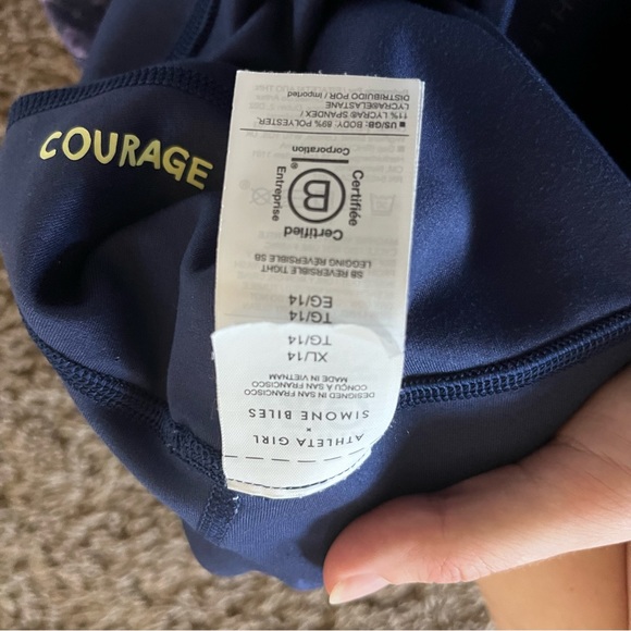 Athleta girl X Simone biles leggings size XL - Picture 3 of 4